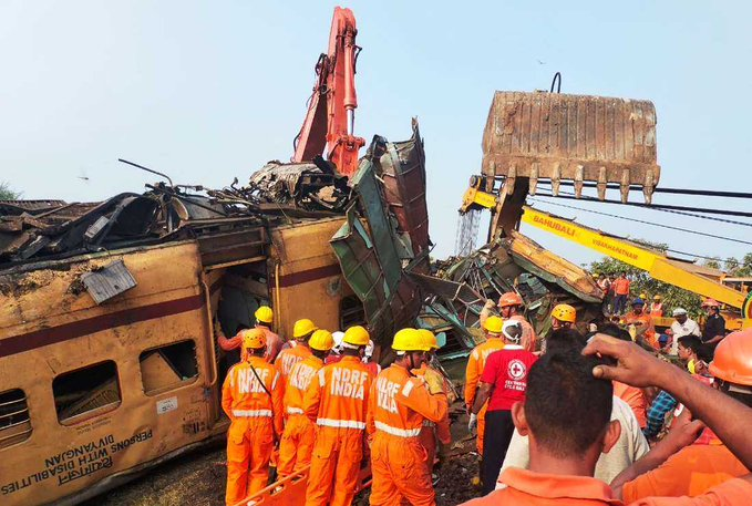 Andhra Train Accident rescue