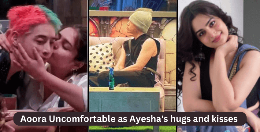 Aoora Uncomfortable with Ayesha Khan Kiss
