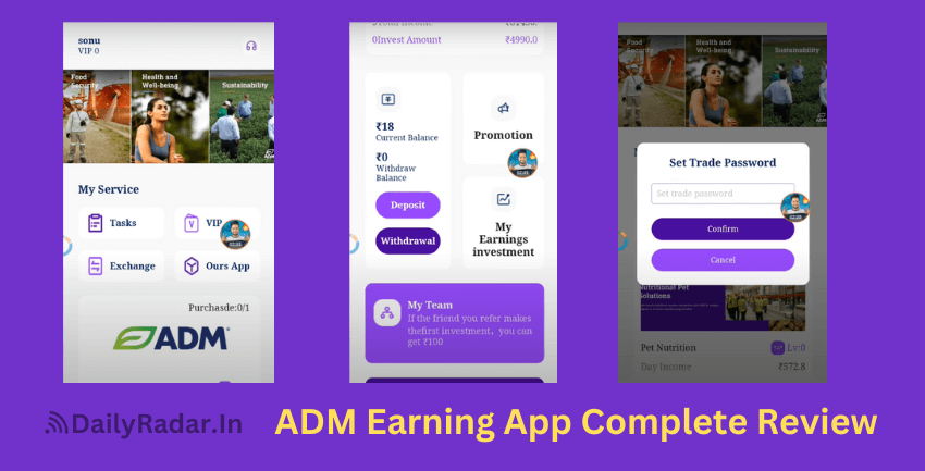 ADM Finance Earning App Review: Be Safe!