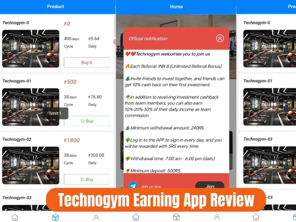 Technogym Earning App Real or Fake?